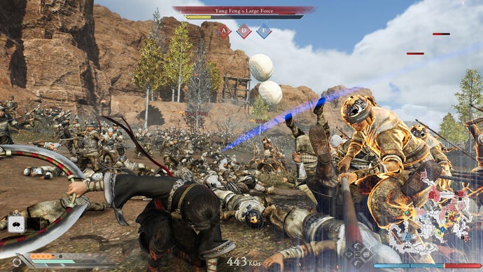 Another fight in Dynasty Warriors Origins (there's loads).