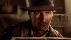 Indiana Jones stares into the light in The Great Circle.