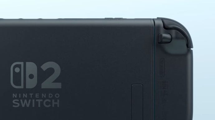 The left shoulder buttons on the Nintendo Switch 2.